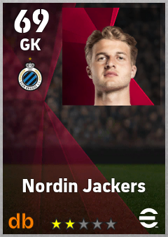 Nordin Jackers eFootball player card