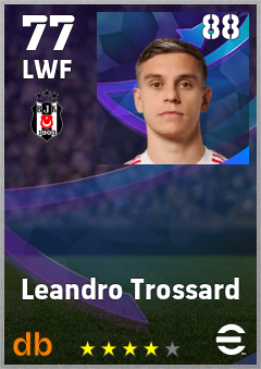 Leandro Trossard eFootball player card