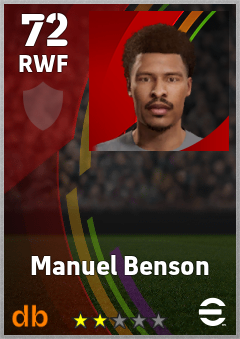 Manuel Benson eFootball player card