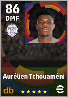Aurélien Tchouaméni eFootball player card
