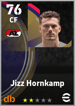 Jizz Hornkamp — CF, OVR 76, MAX 76