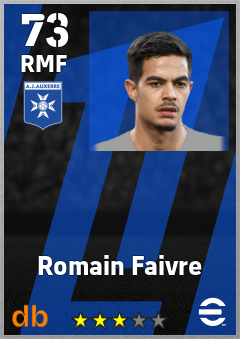 Romain Faivre eFootball player card