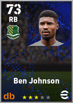 Ben Johnson — RB, OVR 73, MAX 73