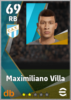 Maximiliano Villa — RB, OVR 69, MAX 69