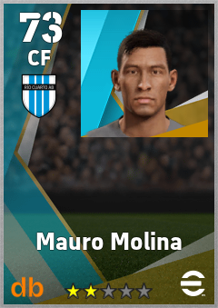 Mauro Molina — CF, OVR 73, MAX 73