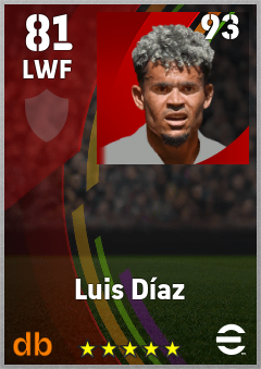 Luis Díaz eFootball player card