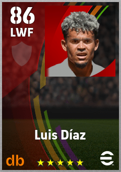 Luis Díaz eFootball player card