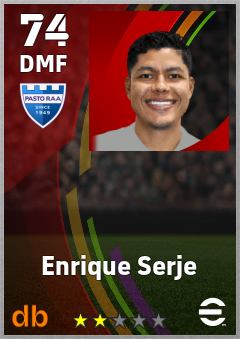 Enrique Serje — DMF, OVR 74, MAX 74