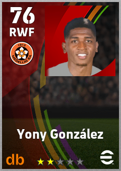 Yony González — RWF, OVR 76, MAX 76
