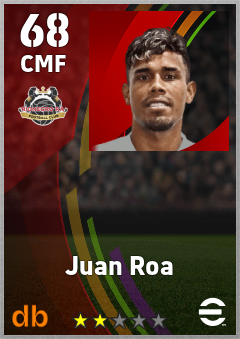 Juan Roa — CMF, OVR 68, MAX 68