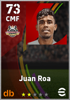 Juan Roa — CMF, OVR 73, MAX 73