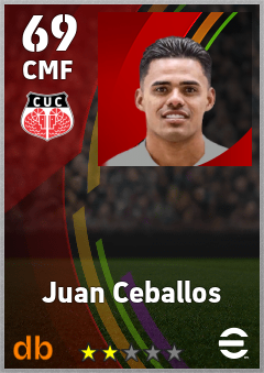 Juan Ceballos — CMF, OVR 69, MAX 69