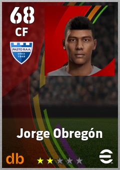 Jorge Obregón eFootball player card