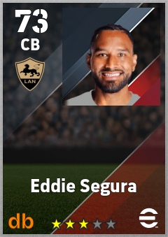 Eddie Segura — CB, OVR 73, MAX 73