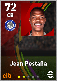 Jean Pestaña — CB, OVR 72, MAX 72