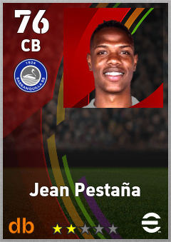 Jean Pestaña — CB, OVR 76, MAX 76
