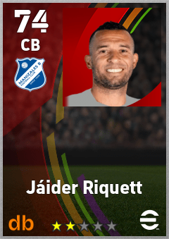 Jáider Riquett eFootball player card