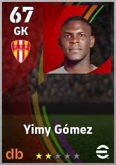 Yimy Gómez eFootball player card