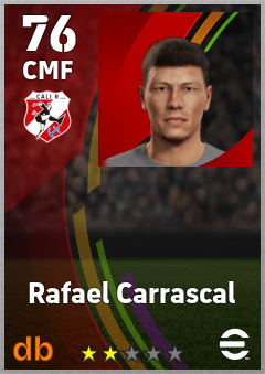 Rafael Carrascal — CMF, OVR 76, MAX 76