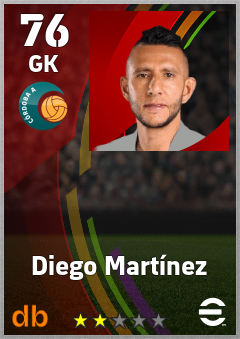 Diego Martínez eFootball player card