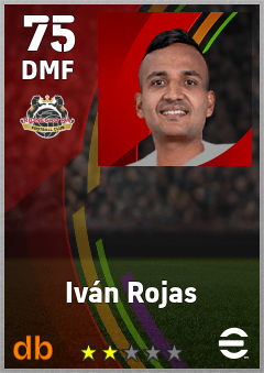 Iván Rojas — DMF, OVR 75, MAX 75