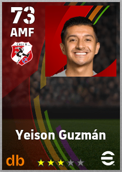 Yeison Guzmán — AMF, OVR 73, MAX 73