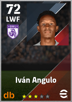 Iván Angulo eFootball player card