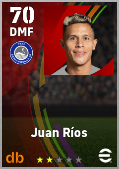 Juan Ríos — DMF, OVR 70, MAX 70