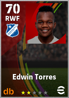 Edwin Torres eFootball player card