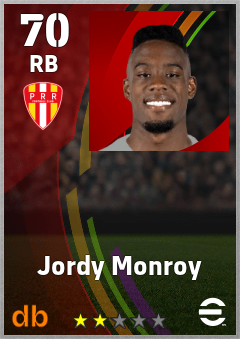 Jordy Monroy — RB, OVR 70, MAX 70