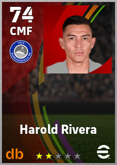 Harold Rivera — CMF, OVR 74, MAX 74