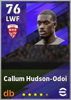 Callum Hudson-Odoi eFootball player card