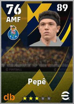 Pepê eFootball player card