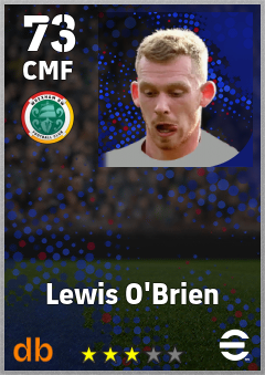 Lewis O'Brien — CMF, OVR 73, MAX 73