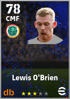 Lewis O'Brien — CMF, OVR 78, MAX 78