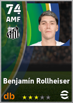 Benjamín Rollheiser eFootball player card