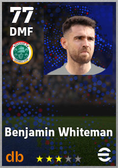 Benjamin Whiteman — DMF, OVR 77, MAX 77