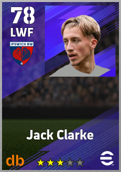 Jack Clarke eFootball player card