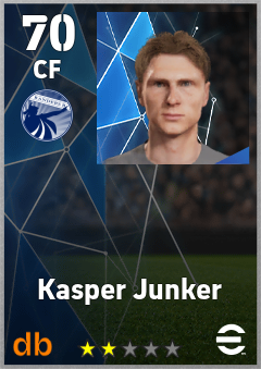 Kasper Junker eFootball player card