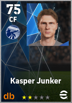 Kasper Junker eFootball player card