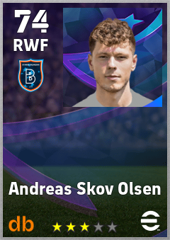 Andreas Skov Olsen eFootball player card