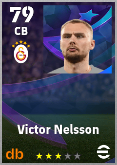 Victor Nelsson — CB, OVR 79, MAX 88