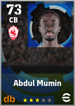 Abdul Mumin eFootball player card