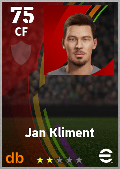 Jan Kliment — CF, OVR 75, MAX 75