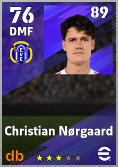 Christian Nørgaard eFootball player card