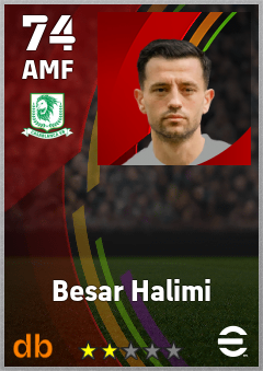 Besar Halimi eFootball player card