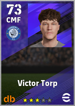 Victor Torp — CMF, OVR 73, MAX 73
