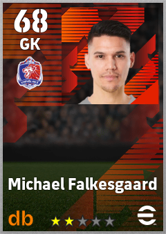 Michael Falkesgaard — GK, OVR 68, MAX 68