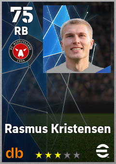 Rasmus Kristensen — RB, OVR 75, MAX 75