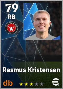 Rasmus Kristensen — RB, OVR 79, MAX 79